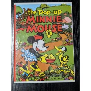 The Pop-Up Minnie Mouse -1993 Applewood Books Hardcover-First Printing